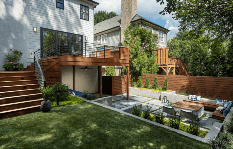 Custom Patio with Fire Pit