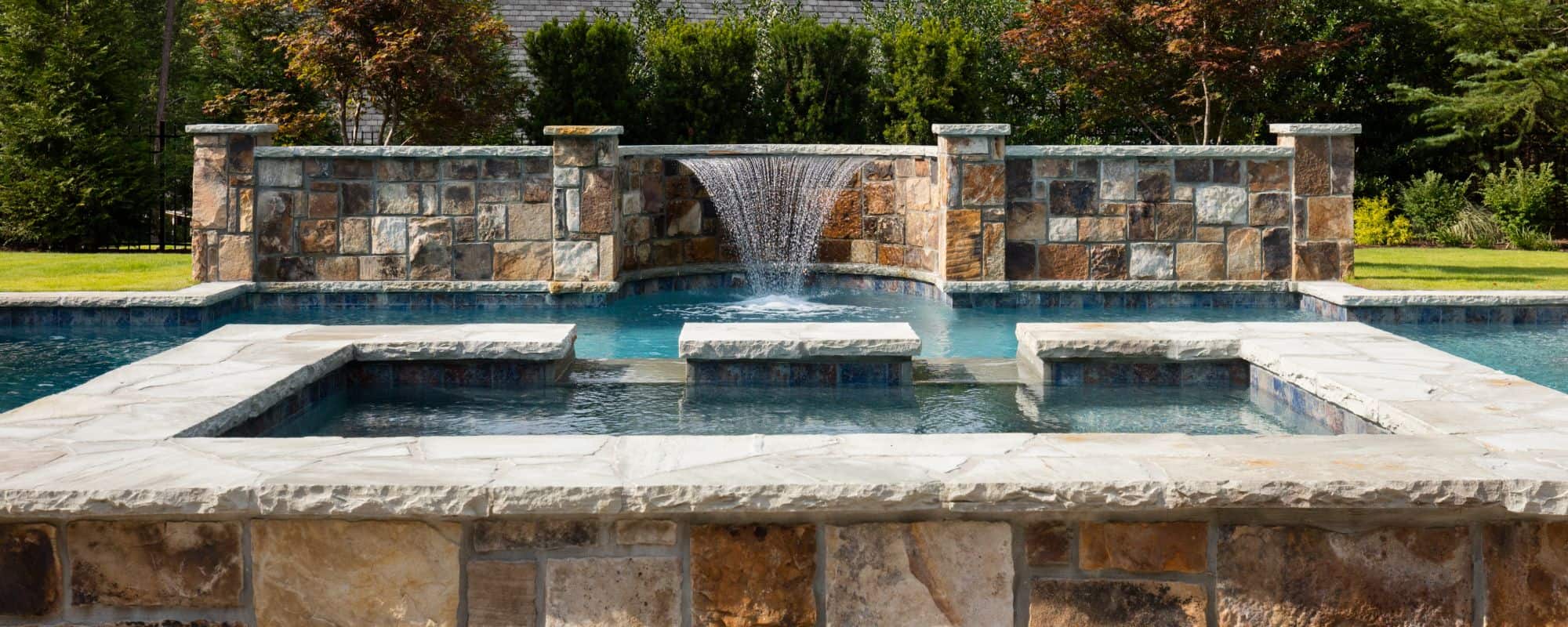 Custom Pool with Waterfall