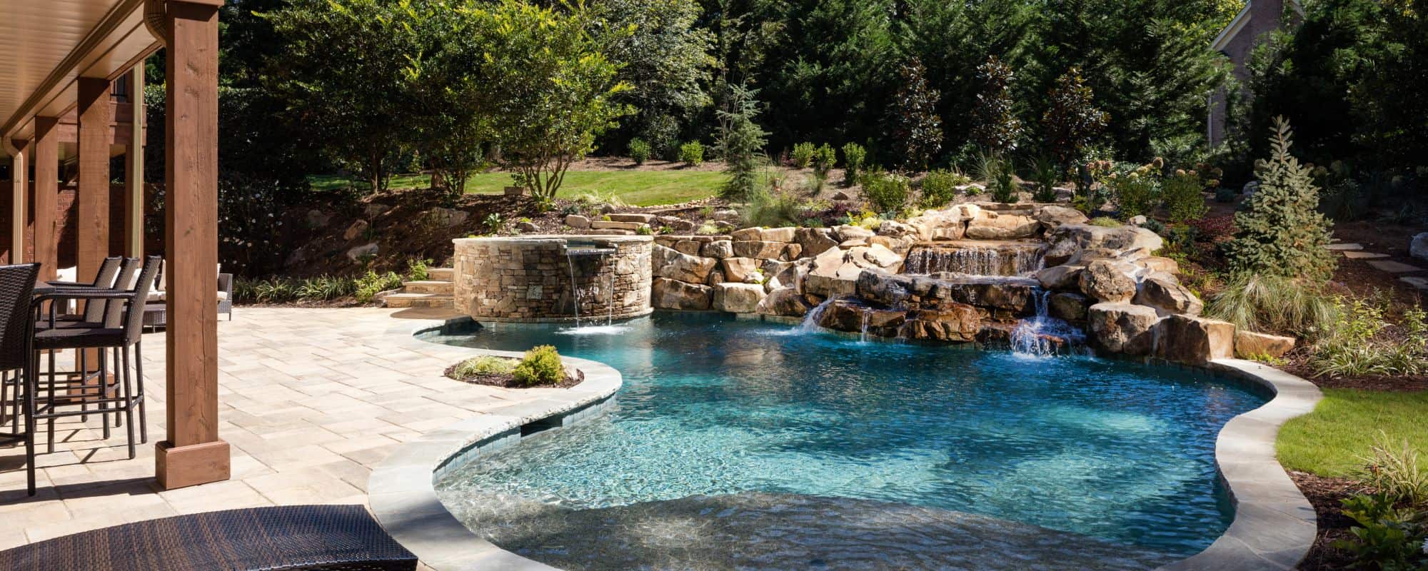 Natural Freeform Pool & Outdoor Sanctuary