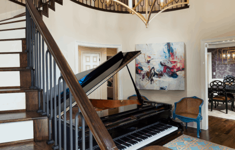 Grand Piano & Staircase