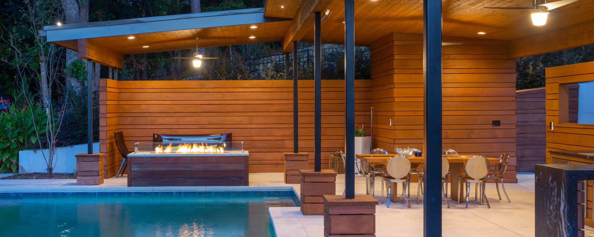 Outdoor Living Space & Custom Pool