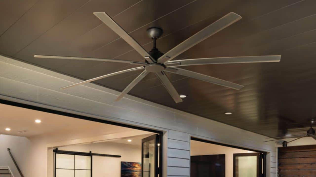 Exterior ceiling fan