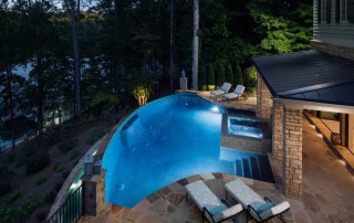 summer home with infinity pool