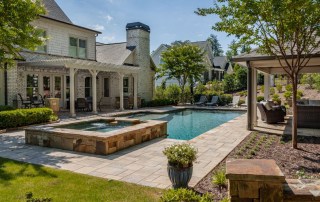 custom pool and jacuzzi